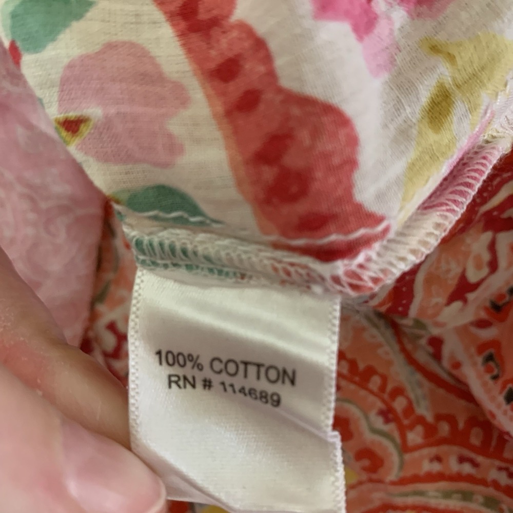 Cino Paisley Patchwork Button Front Boho Hippie F… - image 4